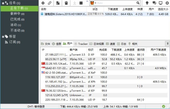 µTorrent Classic 可根据您的网络连接情况，自动调整带宽用量，以确保快速下载。